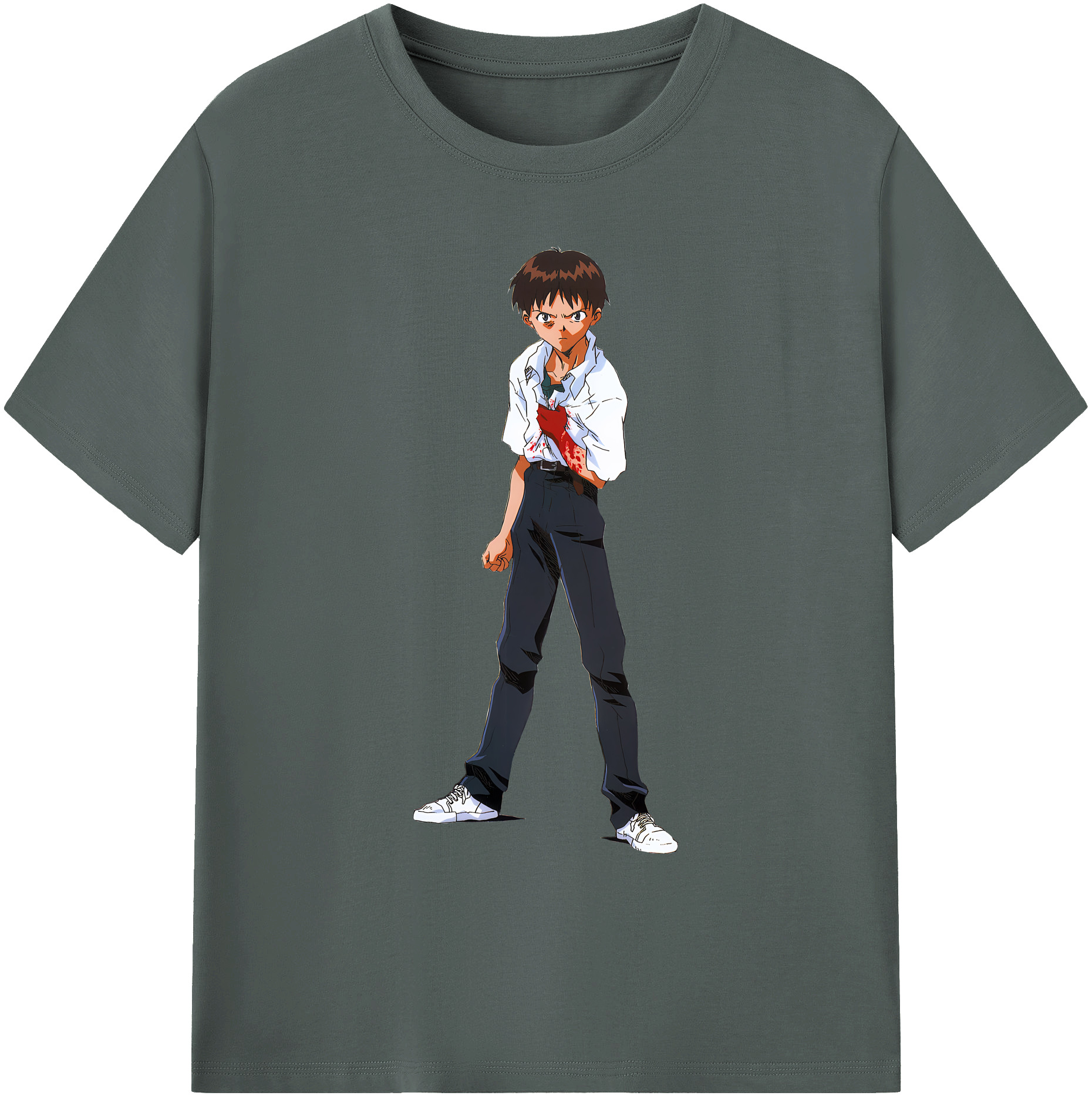 （画像用） EVA 新世紀エヴァンゲリオン 綿100％ メンズ半袖Tシャツ｜肌触りやわらか＆通気性